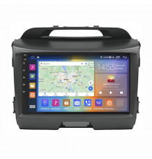 Штатная магнитола Lesko для Kia Sportage III 2010-2014 экран 9" 2/32Gb CarPlay 4G Wi-Fi GPS Prime