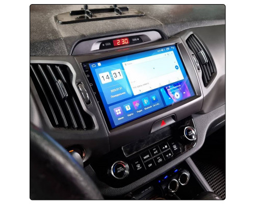 Штатная магнитола Lesko для Kia Sportage III 2010-2014 экран 9" 2/32Gb CarPlay 4G Wi-Fi GPS Prime