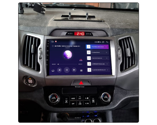 Штатная магнитола Lesko для Kia Sportage III 2010-2014 экран 9" 2/32Gb 4G Wi-Fi GPS Top