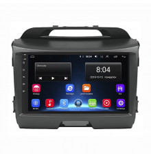 Штатная магнитола Lesko для Kia Sportage III Рестайлинг 2014-2016 экран 9" 2/32Gb Wi-Fi GPS Base