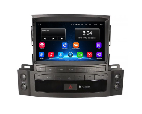 Штатная магнитола Lesko для Lexus LX III Рестайлинг 2012-2015 экран 9" 2/32Gb Wi-Fi GPS Base