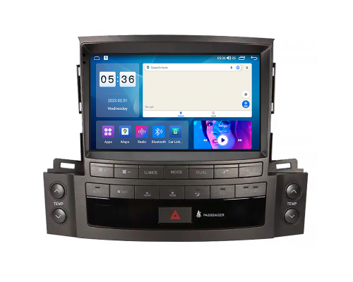 Штатная магнитола Lesko для Lexus LX III Рестайлинг 2012-2015 экран 9" 4/64Gb CarPlay 4G Wi-Fi GPS Prime