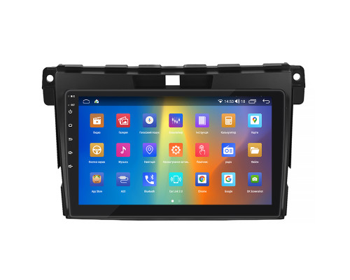 Штатная магнитола Lesko для Mazda CX-7 I Рестайлинг 2009-2012 экран 9" 2/32Gb CarPlay 4G Wi-Fi GPS Prime