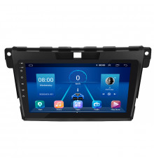 Штатная магнитола Lesko для Mazda CX-7 I Рестайлинг 2009-2012 экран 9" 4/64Gb 4G Wi-Fi GPS Top
