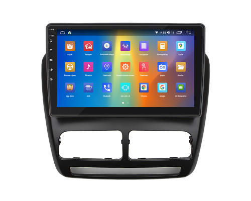 Штатная магнитола Lesko для Opel Combo D 2011-2017 экран 10" 2/32Gb CarPlay 4G Wi-Fi GPS Prime