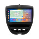 Штатная магнитола Lesko для Citroen C1 I 2005-2008 экран 10" 2/32Gb CarPlay 4G Wi-Fi GPS Prime