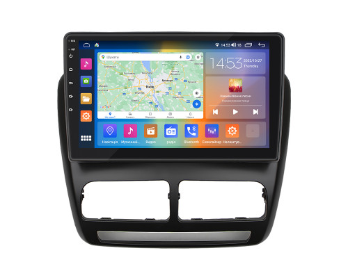 Штатная магнитола Lesko для Opel Combo D 2011-2017 экран 10" 4/64Gb CarPlay 4G Wi-Fi GPS Prime