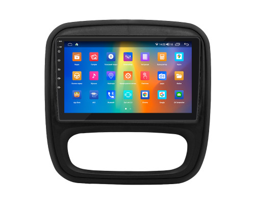Штатная магнитола Lesko для Opel Vivaro B 2014-2018 экран 9" 2/32Gb CarPlay 4G Wi-Fi GPS Prime