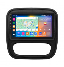 Штатная магнитола Lesko для Opel Vivaro B 2014-2018 экран 9" 4/64Gb CarPlay 4G Wi-Fi GPS Prime
