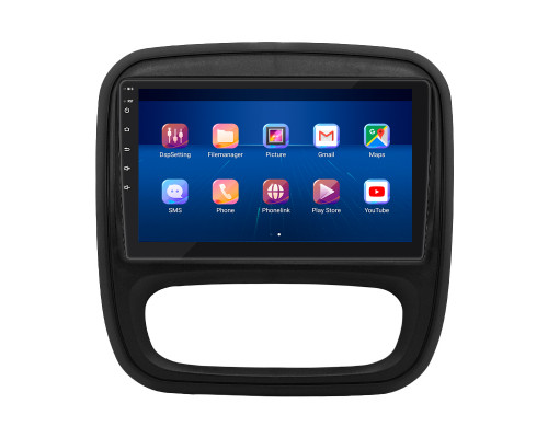 Штатная магнитола Lesko для Opel Vivaro B 2014-2018 экран 9" 6/128Gb 4G Wi-Fi GPS Top