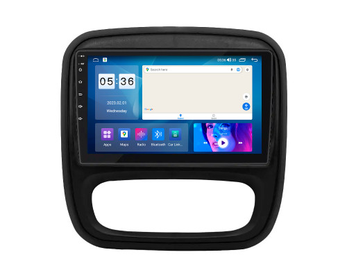 Штатная магнитола Lesko для Renault Trafic III 2014-2021 экран 9" 2/32Gb CarPlay 4G Wi-Fi GPS Prime