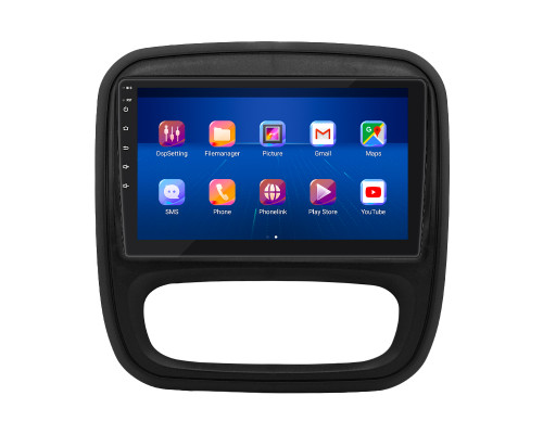 Штатная магнитола Lesko для Renault Trafic III 2014-2021 экран 9" 6/128Gb 4G Wi-Fi GPS Top