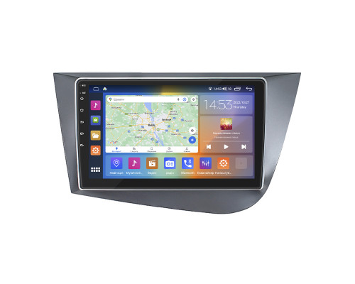 Штатная магнитола Lesko для SEAT Leon II 2005-2009 экран 9" 4/64Gb CarPlay 4G Wi-Fi GPS Prime