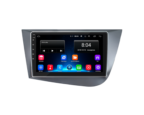 Штатная магнитола Lesko для SEAT Leon II Рестайлинг 2009-2012 экран 9" 2/32Gb Wi-Fi GPS Base