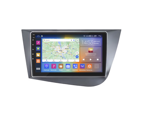 Штатная магнитола Lesko для SEAT Leon II Рестайлинг 2009-2012 экран 9" 2/32Gb CarPlay 4G Wi-Fi GPS Prime