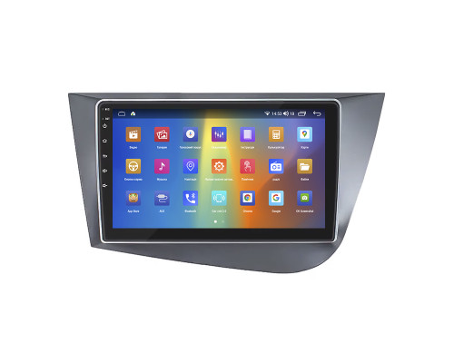 Штатная магнитола Lesko для SEAT Leon II Рестайлинг 2009-2012 экран 9" 4/64Gb CarPlay 4G Wi-Fi GPS Prime