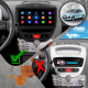 Штатная магнитола Lesko для Citroen C1 I Рестайлинг 2 2012-2014 экран 10" 1/16Gb Wi-Fi GPS Base