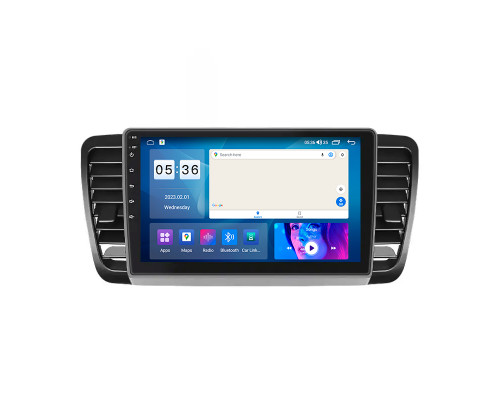 Штатная магнитола Lesko для Subaru Legacy IV Рестайлинг 2006-2009 экран 9" 4/64Gb CarPlay 4G Wi-Fi GPS Prime
