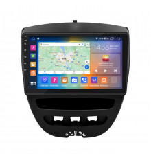 Штатная магнитола Lesko для Citroen C1 I Рестайлинг 2 2012-2014 экран 10" 2/32Gb CarPlay 4G Wi-Fi GPS Prime