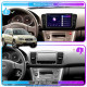 Штатная магнитола Lesko для Subaru Outback III 2003-2006 экран 9" 2/32Gb 4G Wi-Fi GPS Top