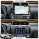 Штатная магнитола Lesko для Toyota Land Cruiser Prado 150 Series Рестайлинг 1 2013-2017 экран 10" 6/128Gb 4G Wi-Fi GPS Top