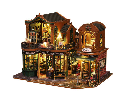 Румбокс магический дом конструктор DIY House ES017 Twilight Book Cityt сборный румбокс