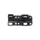 Переходная рамка Chevrolet Aveo 2007-2011 ZAZ Vida 2012+ Ravon Nexia R3 2016-2020 (6328) 9" Black