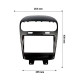 Переходная рамка Dodge Journey 2011+ Fiat Freemont 2011-2016 (7066) 9"