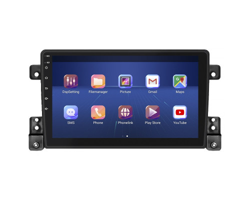 Штатная магнитола Lesko для Suzuki Grand Vitara III Рестайлинг 2 2012-2015 экран 9" 2/32Gb 4G Wi-Fi GPS Top