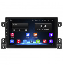 Штатная магнитола Lesko для Suzuki Grand Vitara III Рестайлинг 2008-2012 экран 9" 2/32Gb Wi-Fi GPS Base