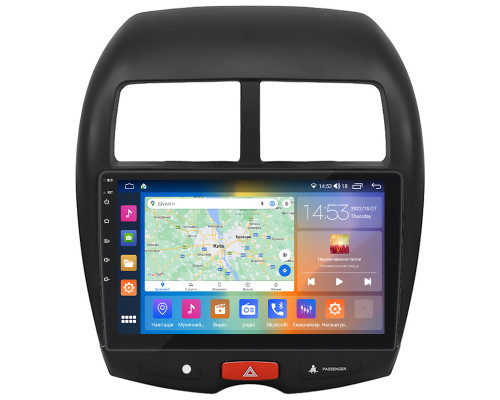 Штатная магнитола Lesko для Citroen C4 Aircross  2012-2017 экран 10" 4/64Gb CarPlay 4G Wi-Fi GPS Prime