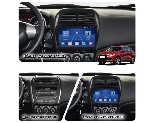 Штатная магнитола Lesko для Citroen C4 Aircross  2012-2017 экран 10" 6/128Gb 4G Wi-Fi GPS Top