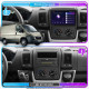 Штатная магнитола Lesko для Citroen Jumper II Рестайлинг 2011-н.в. экран 9" 2/32Gb 4G Wi-Fi GPS Top