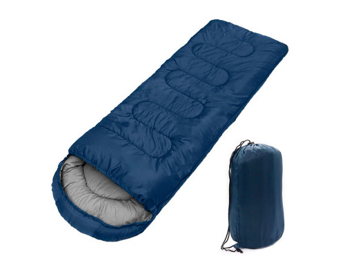 Спальный мешок для туризма 0021 210*75 см Dark Blue  2,4 кг