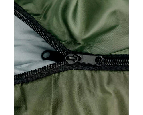 Спальный мешок для туризма 0021 210*75 см Green  0,95 кг
