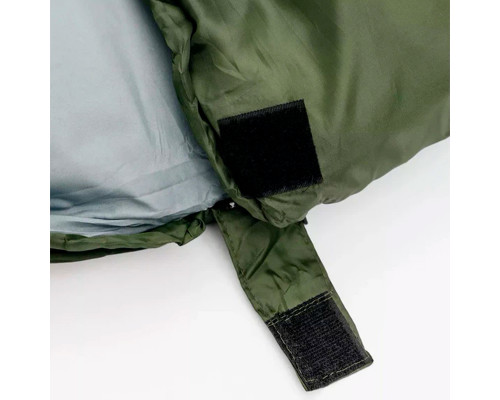 Спальный мешок для туризма 0021 210*75 см Green  0,95 кг
