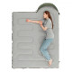 Спальный мешок для туризма 0021 210*75 см Green  2,4 кг