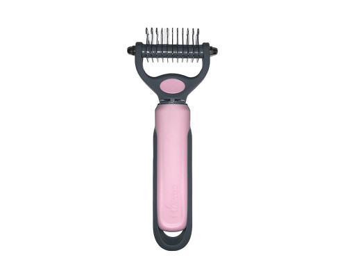 Колтунорез Taotaopets 04A4413 для удаления подшерстка шерсти для собак и кошек Pink