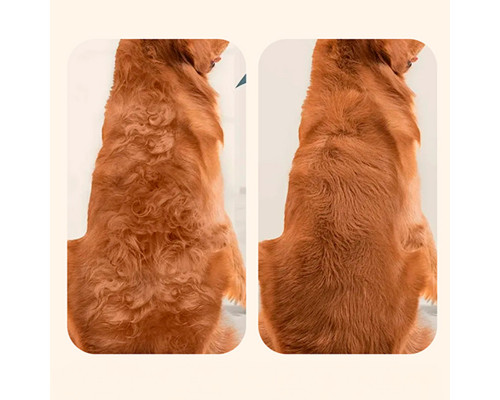 Колтунорез Taotaopets 095530 для удаления подшерстка шерсти для собак и кошек Green