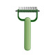 Колтунорез Taotaopets 095531 для удаления подшерстка шерсти для собак и кошек Green