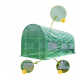 Садова теплиця 9 м² (4,5 × 2 × 2 м) з вікнами, армована плівка UV-4, Зелена (Польща)