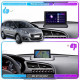 Штатная магнитола Lesko для Peugeot 5008 I ver. 2 2009-2016 экран 9" 2/32Gb Wi-Fi GPS Base