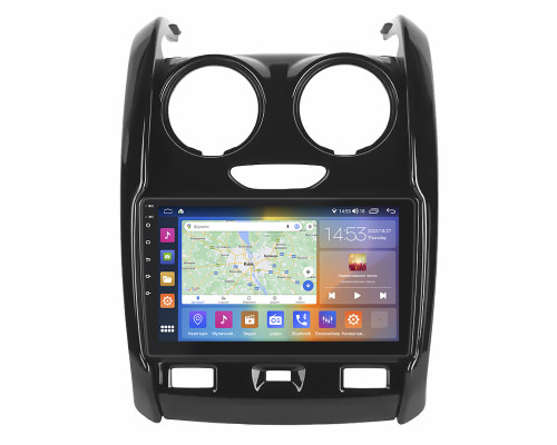 Штатная магнитола Lesko для Dacia Duster II 2017-2021 экран 9" 4/64Gb CarPlay 4G Wi-Fi GPS Prime