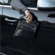 Чоловіча шкіряна сумка через плече чорна Double Up