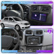 Штатная магнитола Lesko для Dacia Logan II 2012-2016 экран 9" 4/64Gb 4G Wi-Fi GPS Top
