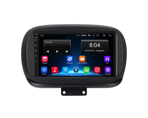 Штатная магнитола Lesko для Fiat 500X I 2014-2018 экран 9" 2/32Gb Wi-Fi GPS Base