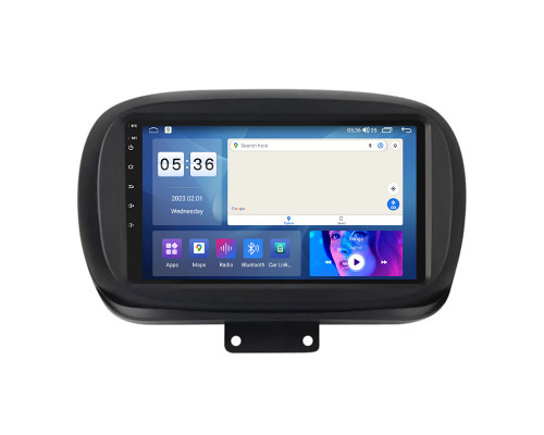 Штатная магнитола Lesko для Fiat 500X I 2014-2018 экран 9" 2/32Gb CarPlay 4G Wi-Fi GPS Prime