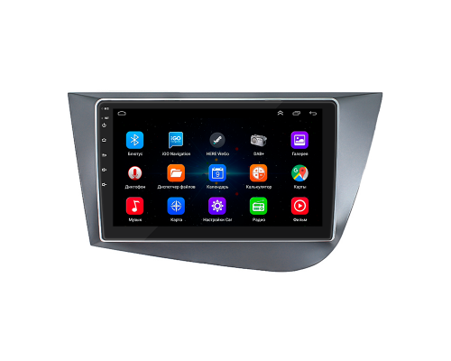 Штатная магнитола Lesko для SEAT Leon II Рестайлинг 2009-2012 экран 9" 1/16Gb Wi-Fi GPS Base