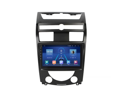 Штатная магнитола Lesko для SsangYong Rexton II ver 2 2006-2012 экран 10" 6/128Gb 4G Wi-Fi GPS Top