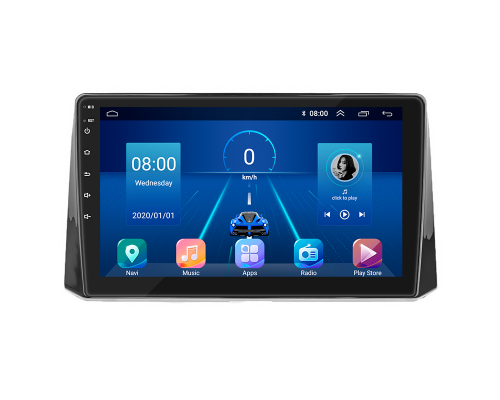 Штатная магнитола Lesko для Toyota Corolla XII (E210) 2018-н.в. экран 10" 6/128Gb 4G Wi-Fi GPS Top